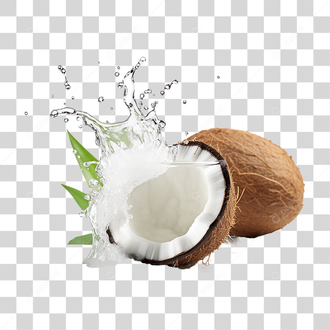 Fruta Coco PNG Transparente