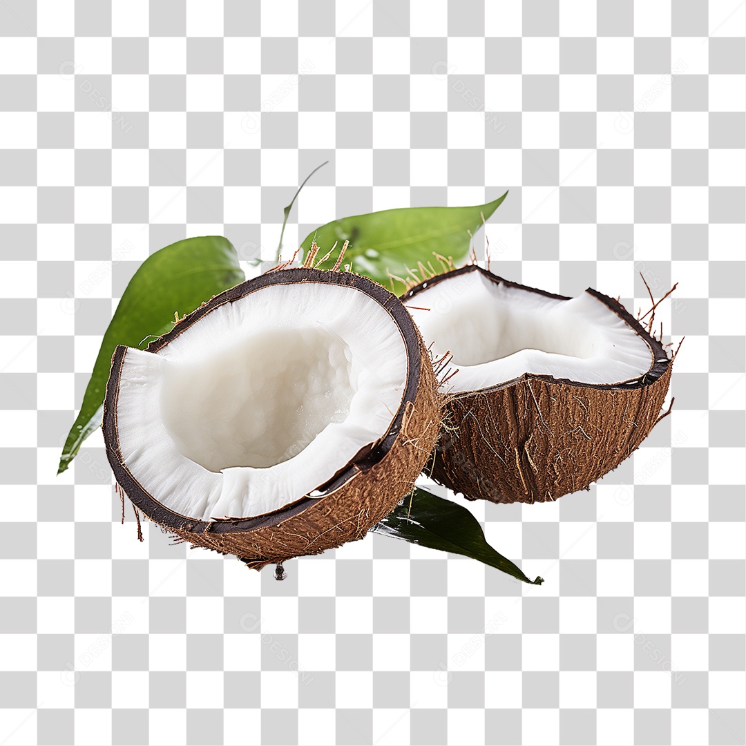 Fruta Coco PNG Transparente