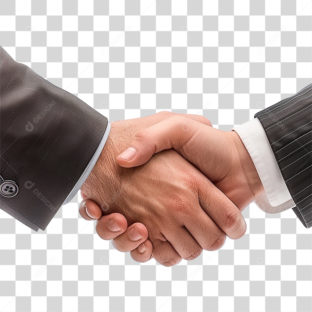 Empresários de Mãos Dadas PNG Transparente