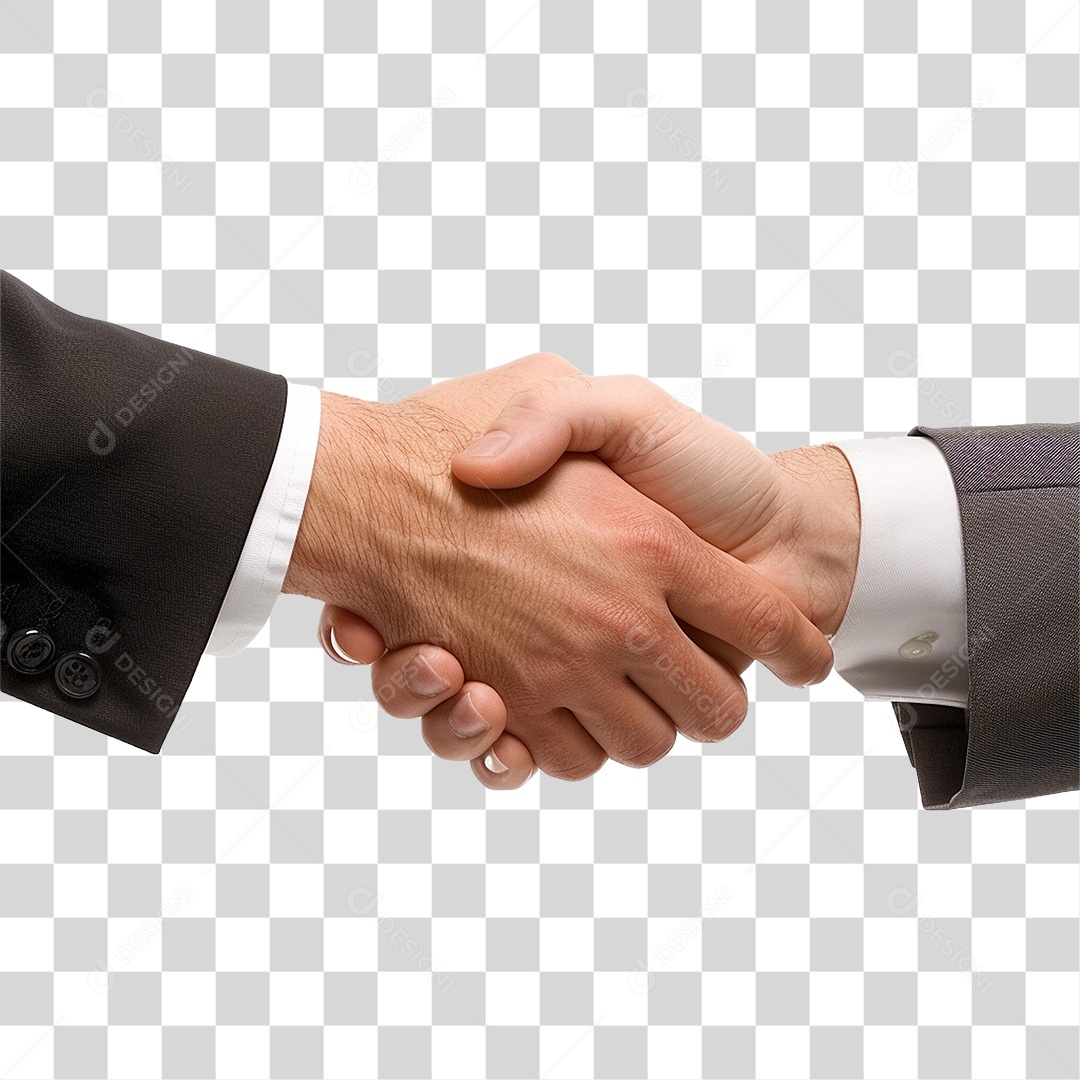 Empresários de Mãos Dadas PNG Transparente