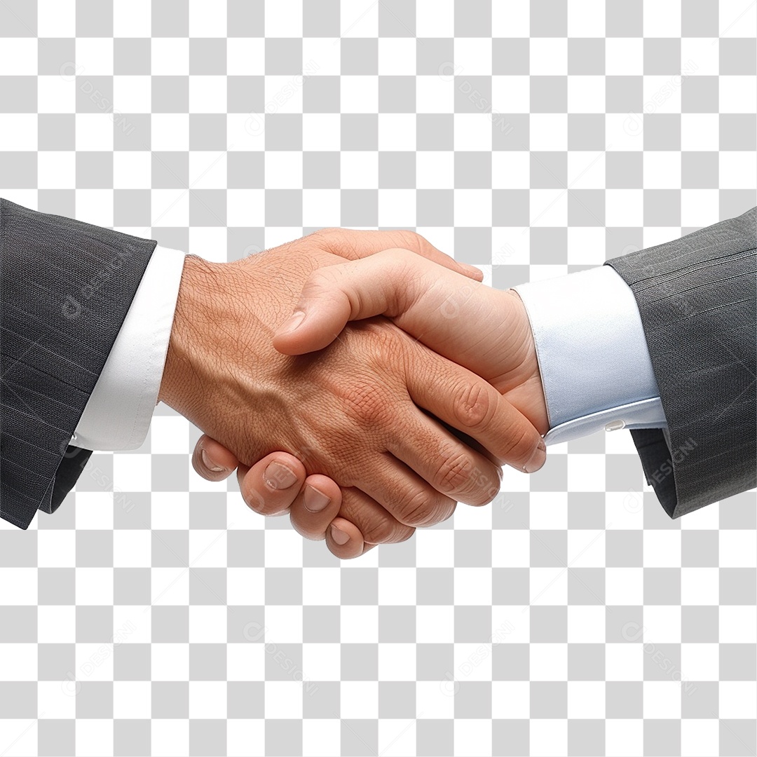 Empresários de Mãos Dadas PNG Transparente