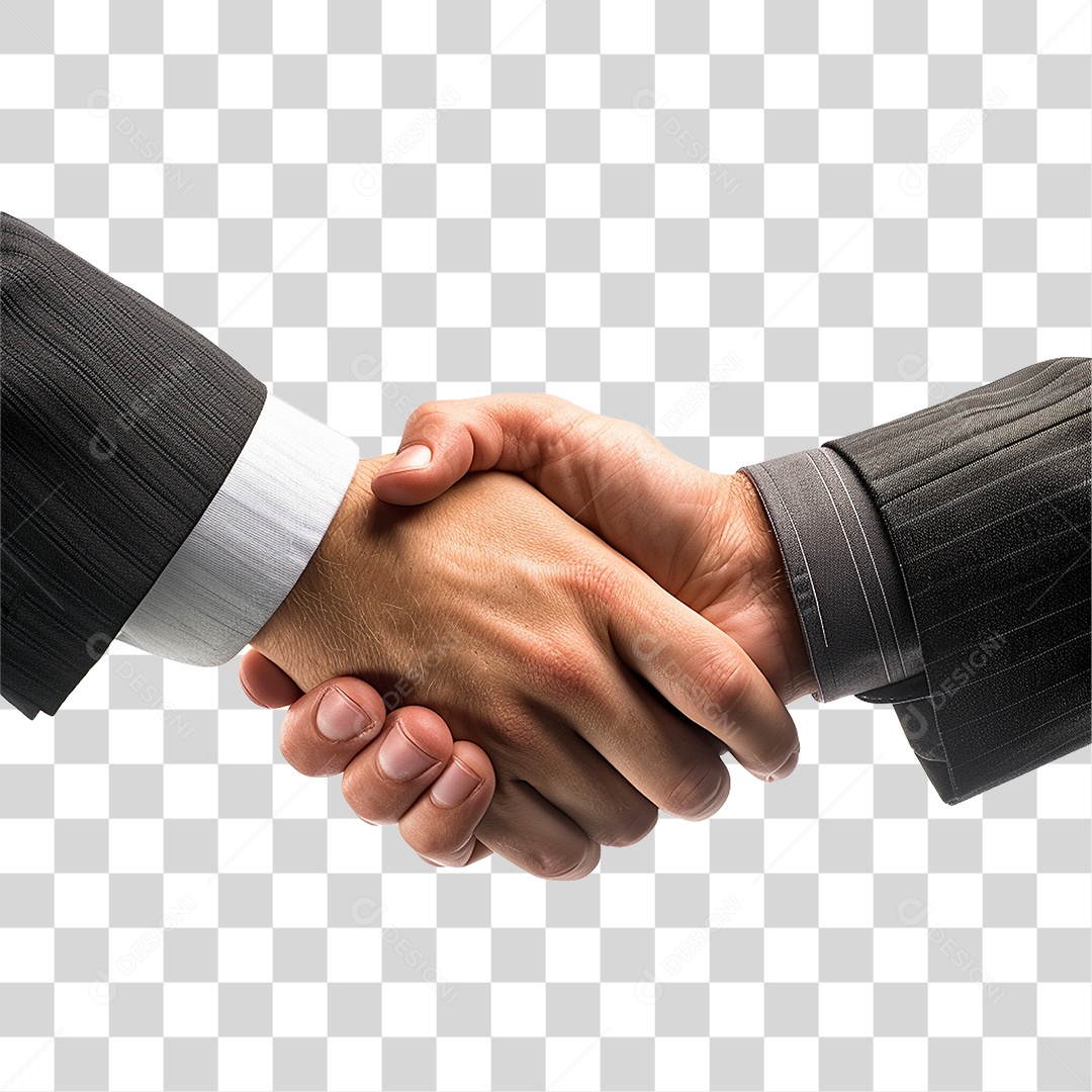 Empresários de Mãos Dadas PNG Transparente