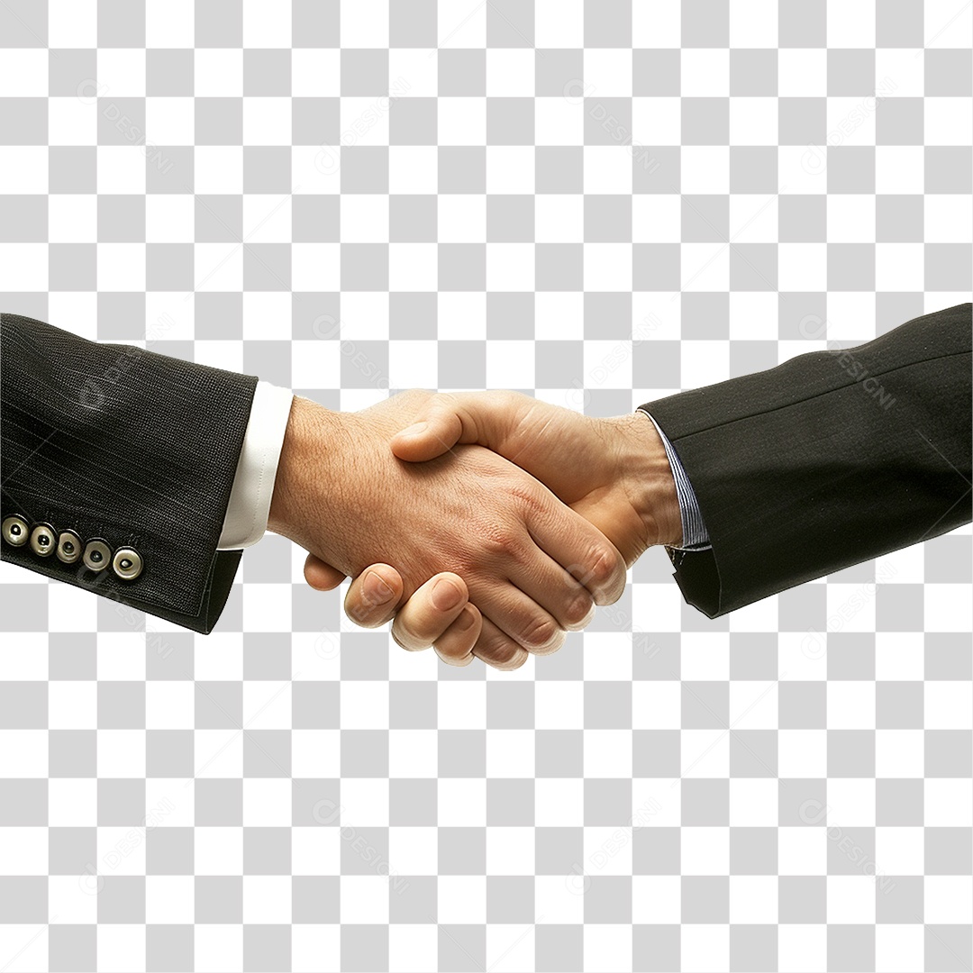Empresários de Mãos Dadas PNG Transparente