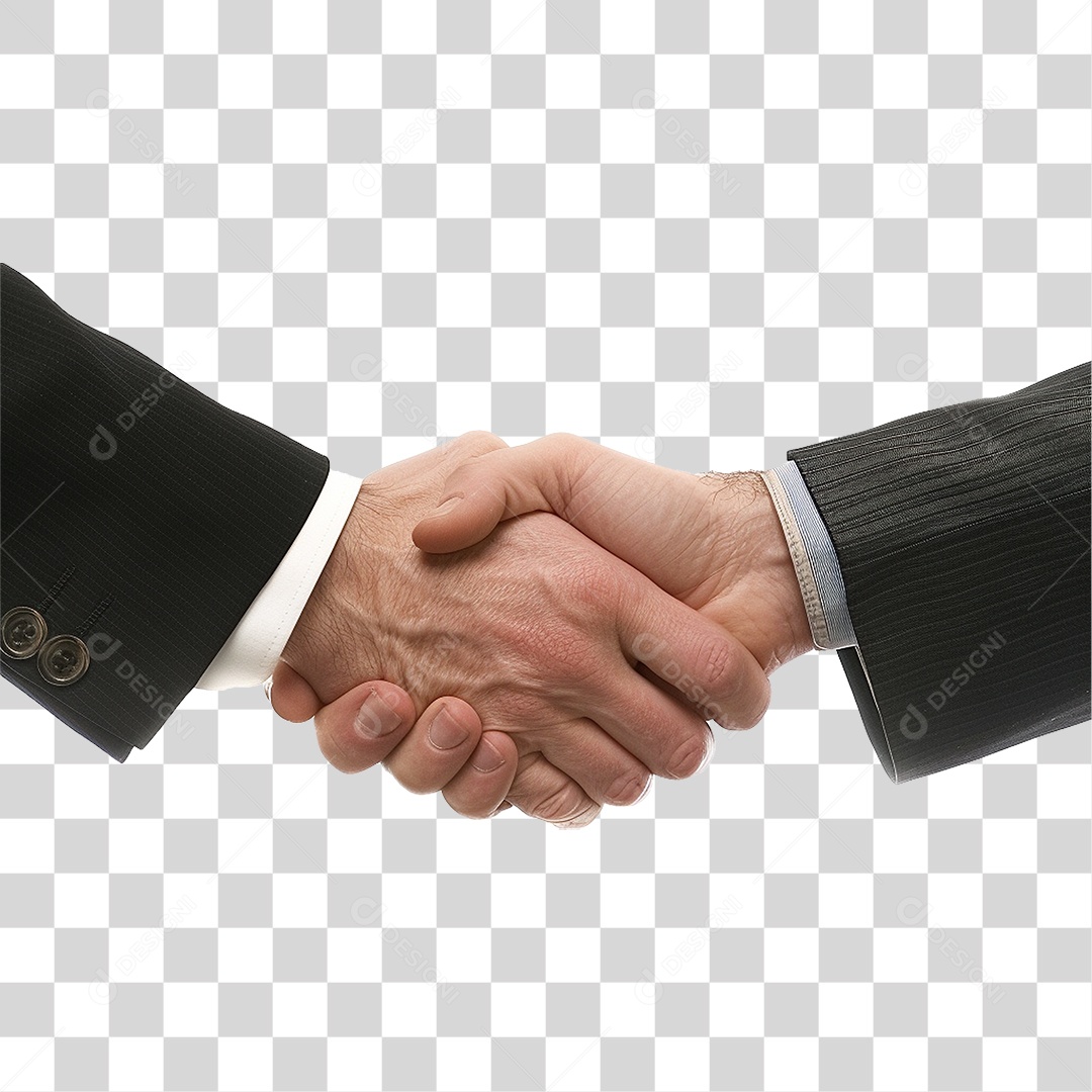 Empresários de Mãos Dadas PNG Transparente