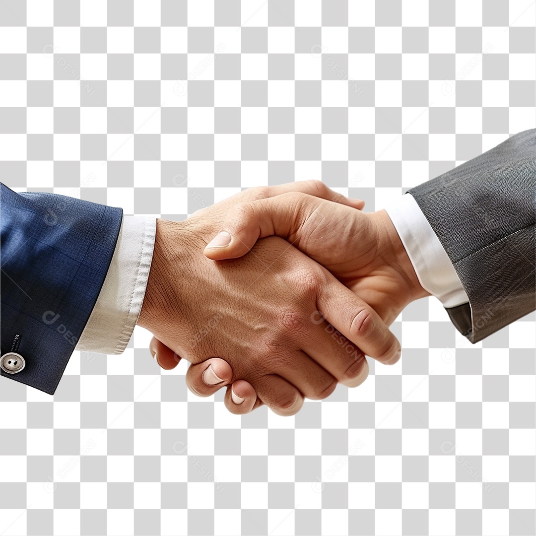 Empresários de Mãos Dadas PNG Transparente