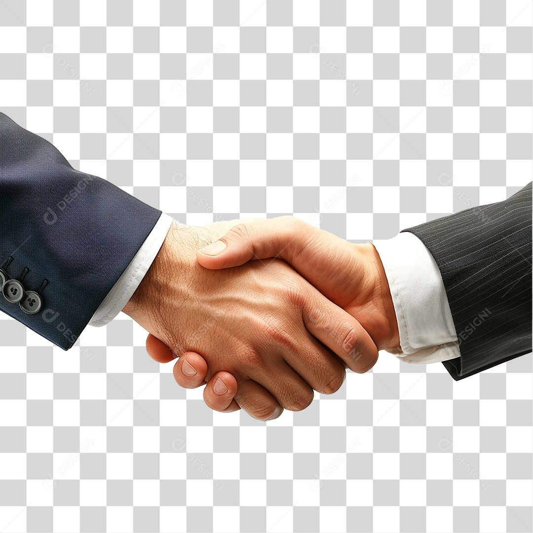 Empresários de Mãos Dadas PNG Transparente