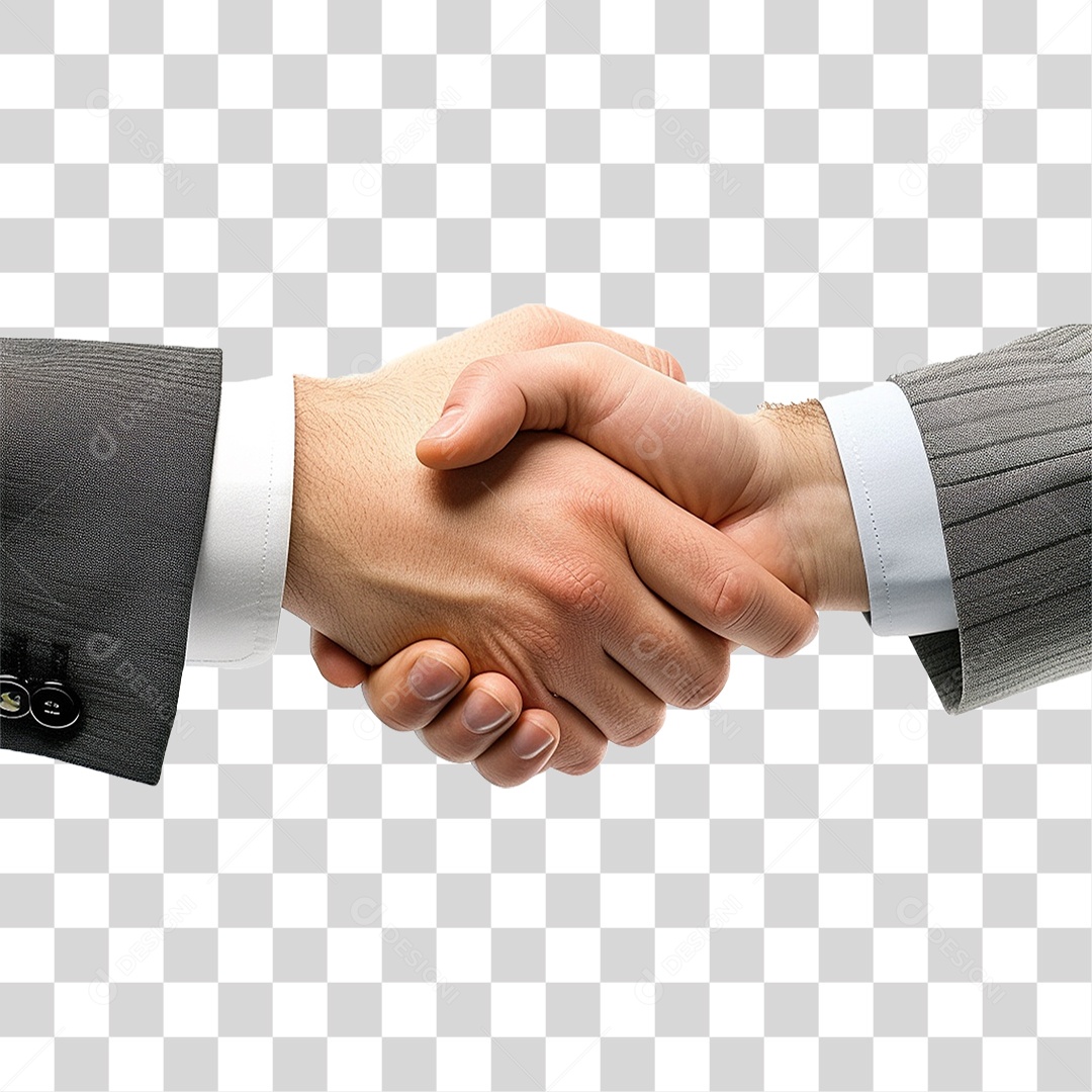 Empresários de Mãos Dadas PNG Transparente