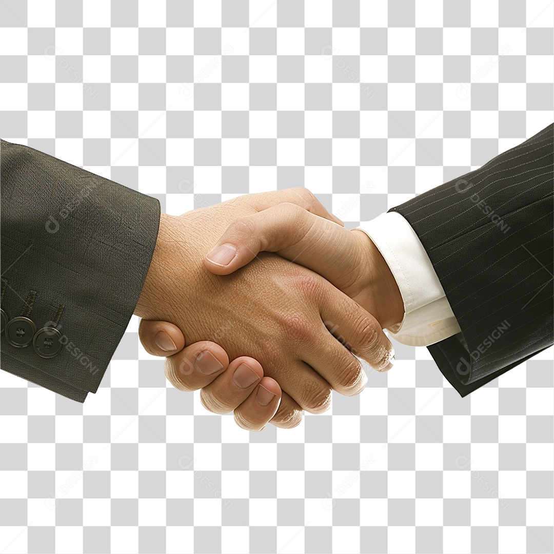 Empresários de Mãos Dadas PNG Transparente