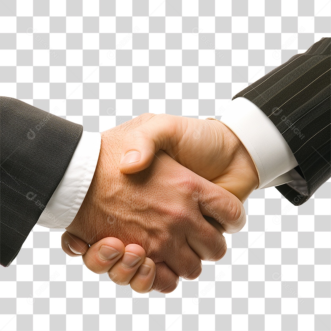 Empresários de Mãos Dadas PNG Transparente