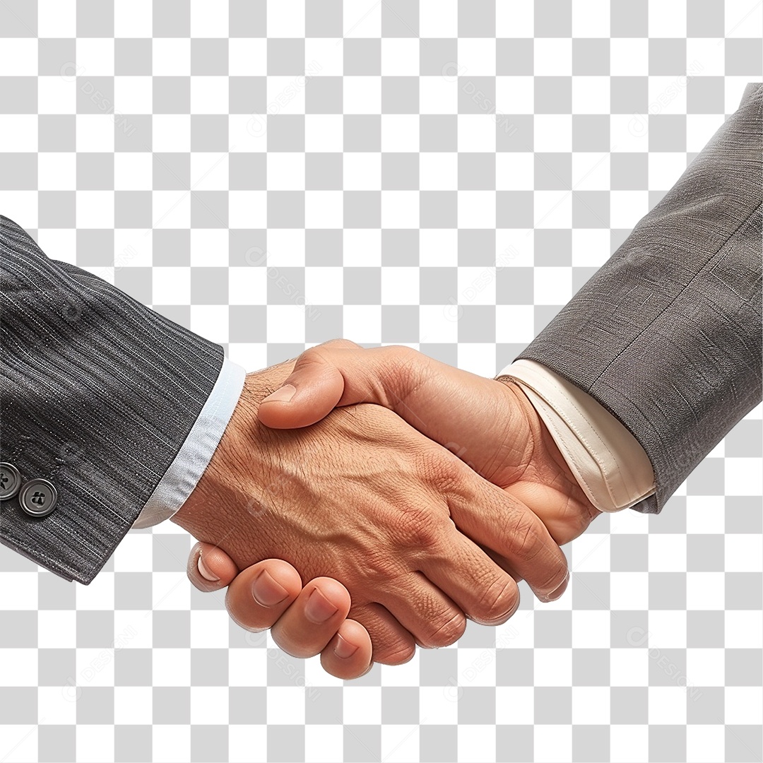 Empresários de Mãos Dadas PNG Transparente