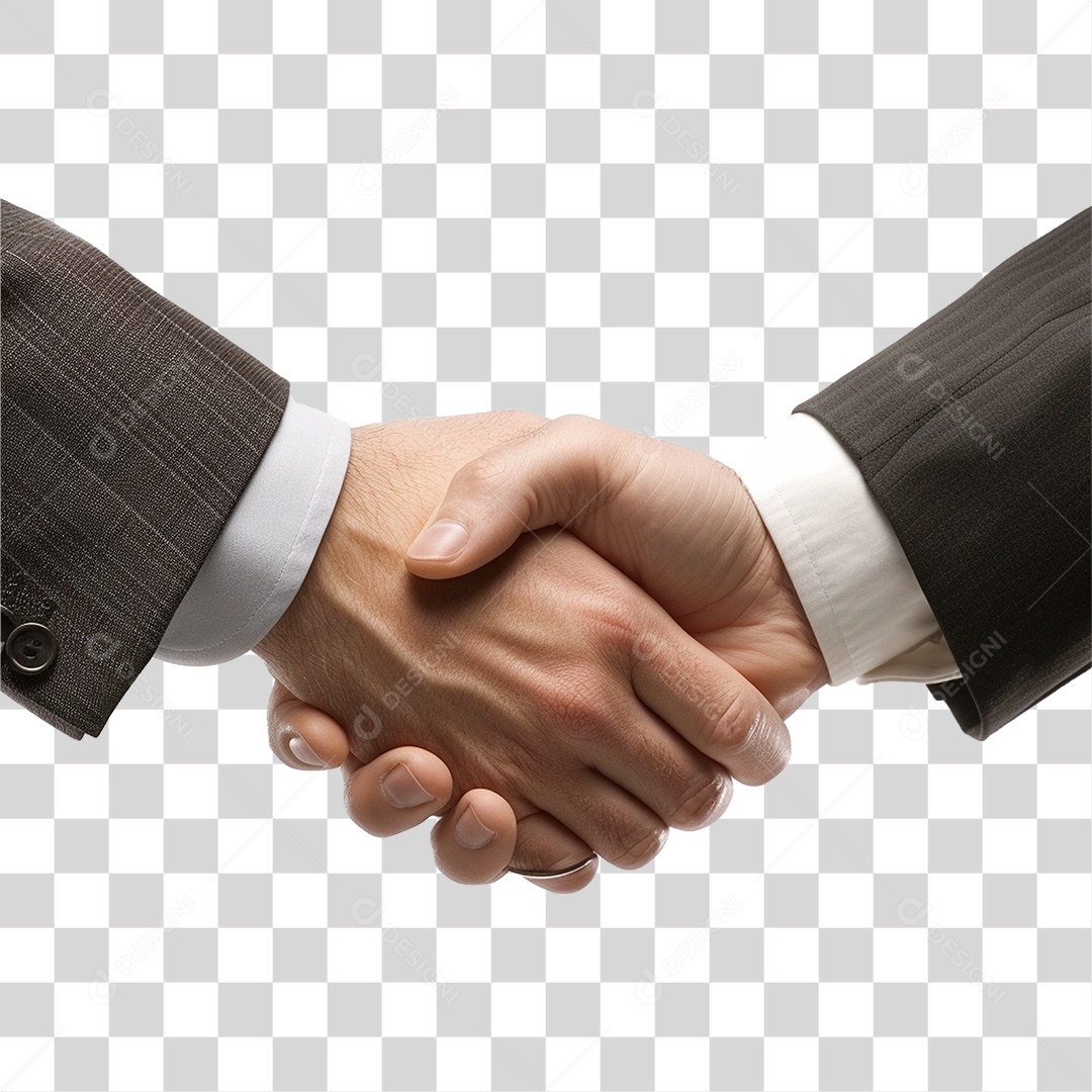 Empresários de Mãos Dadas PNG Transparente