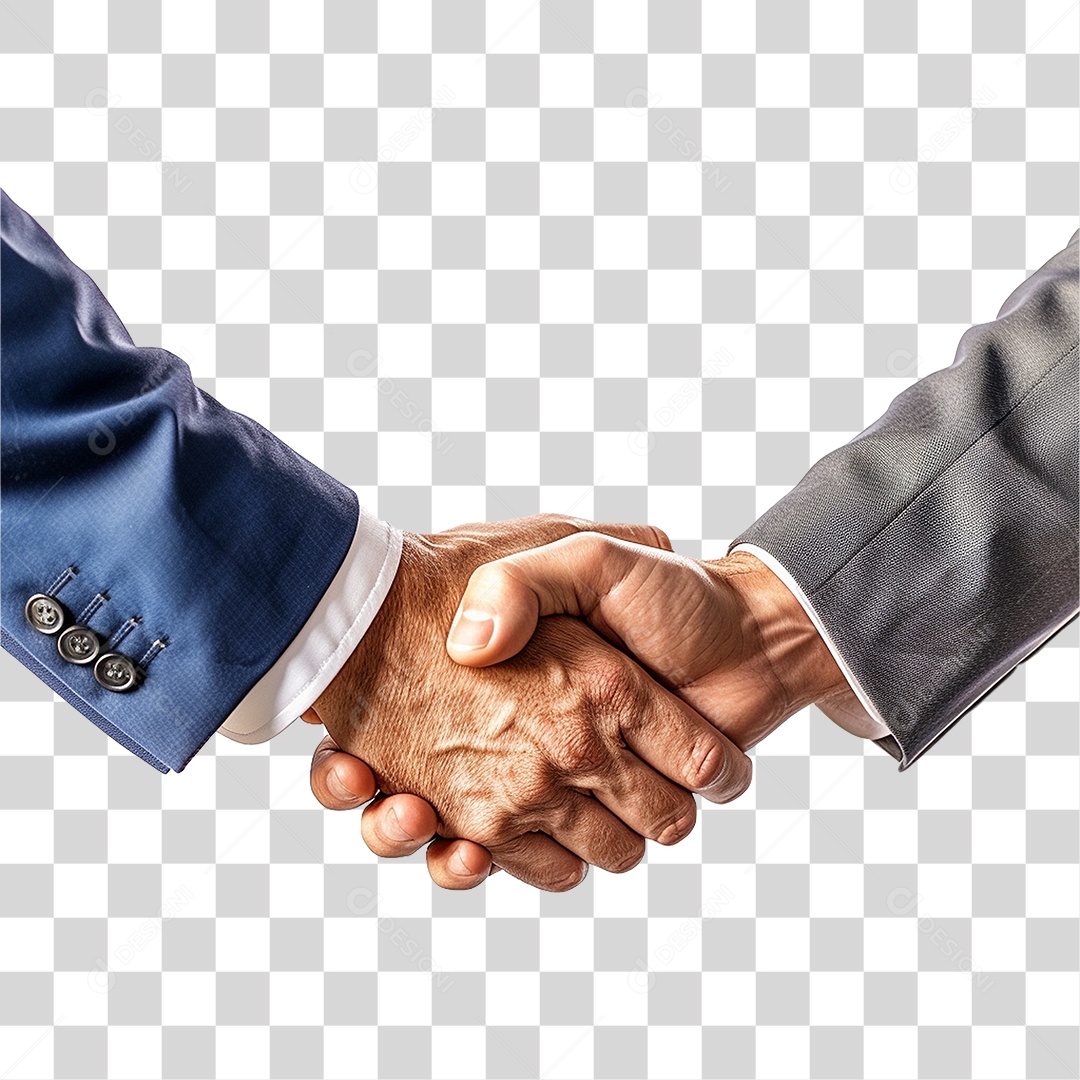 Empresários de Mãos Dadas PNG Transparente