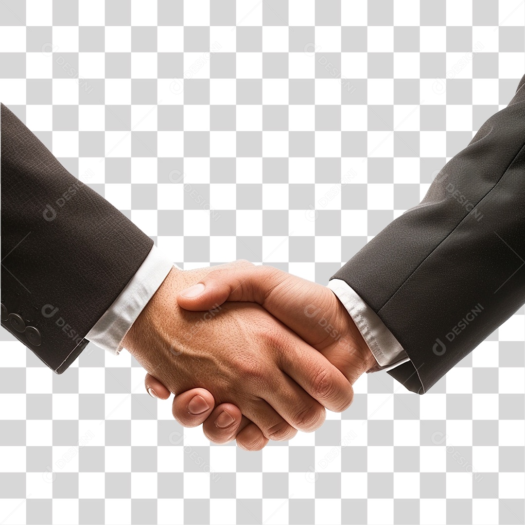 Empresários de Mãos Dadas PNG Transparente