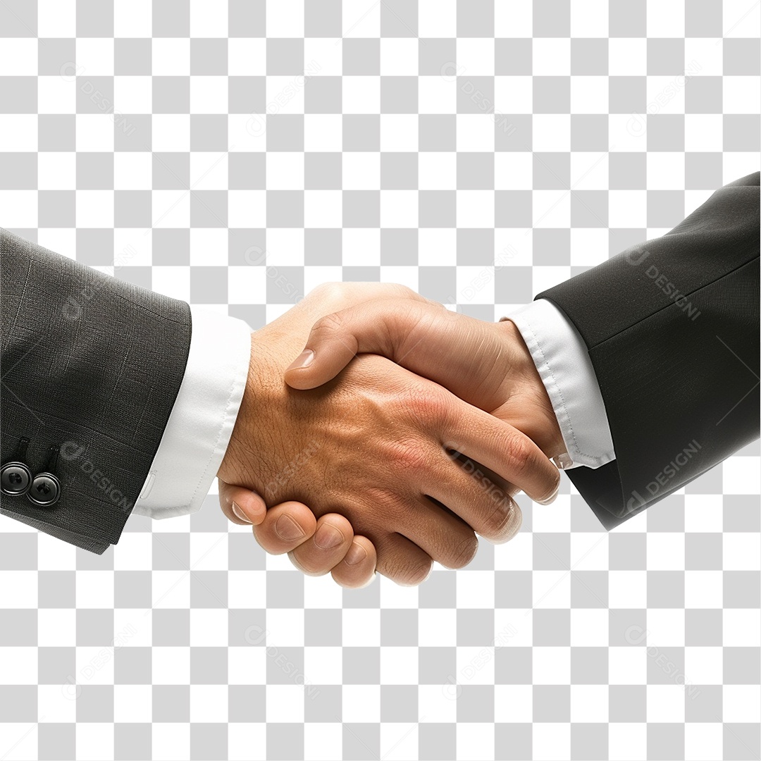 Empresários de Mãos Dadas PNG Transparente