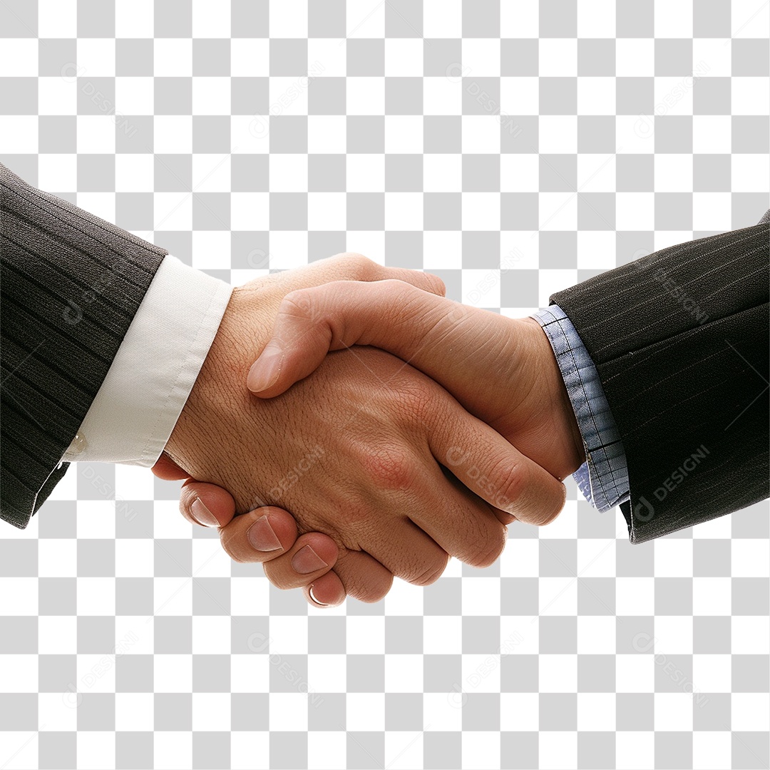 Empresários de Mãos Dadas PNG Transparente