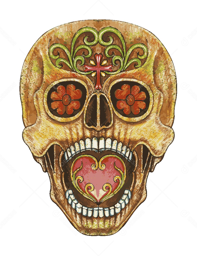 Estampa de Casal Desenho Vetor EPS