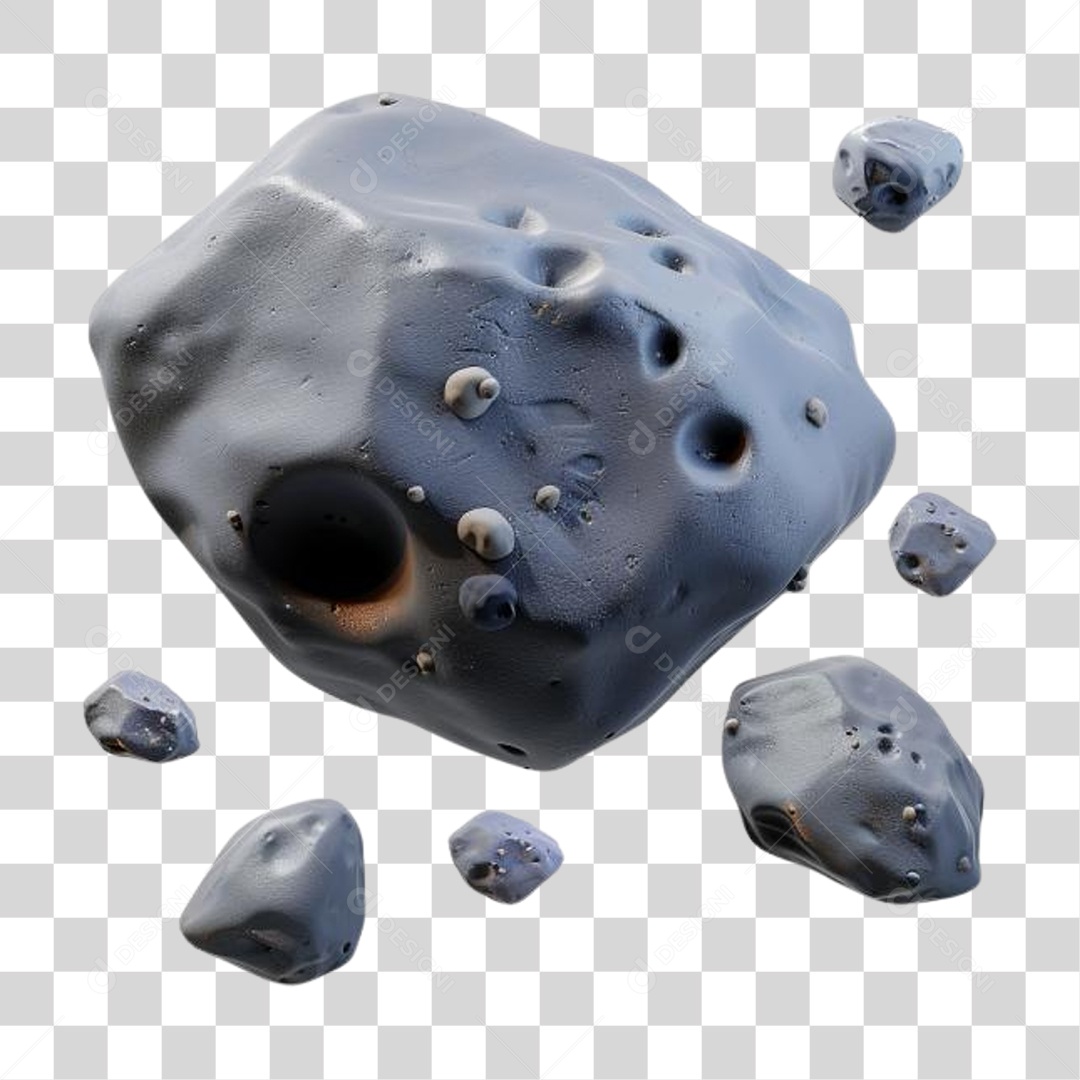 Asteroides PNG Transparente