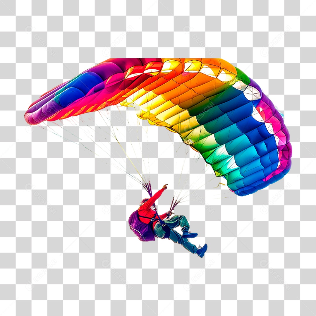 Paraquedista PNG Transparente