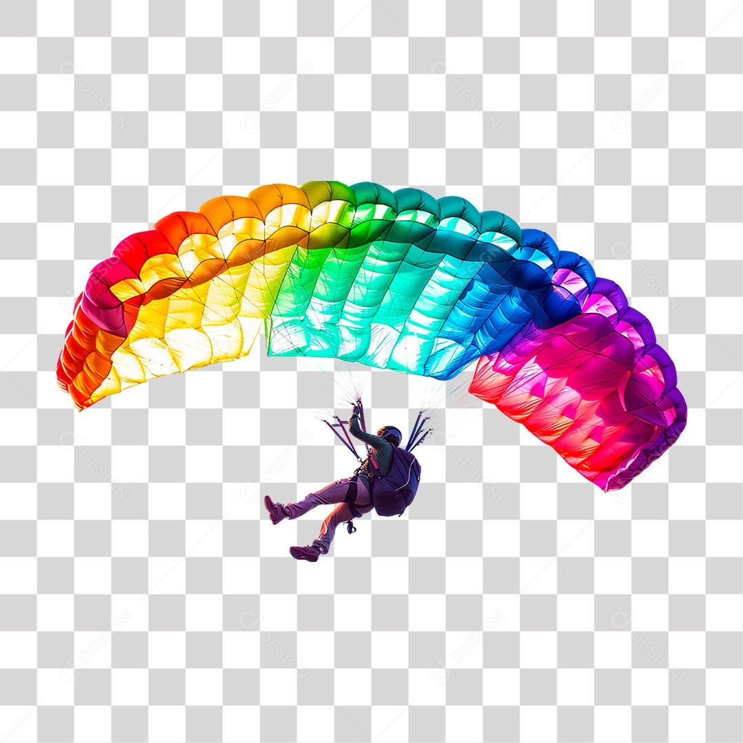 Paraquedista PNG Transparente