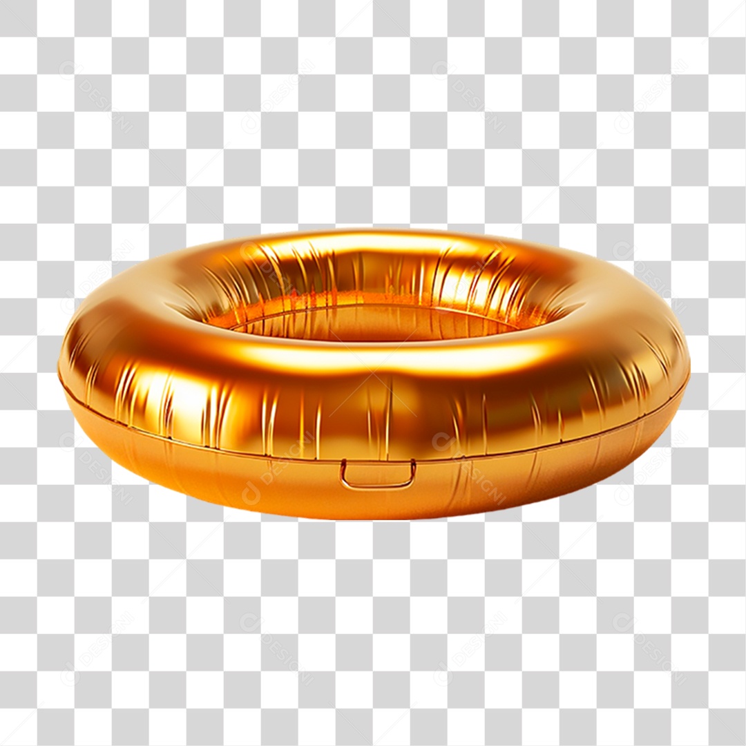 Boia Dourada PNG Transparente