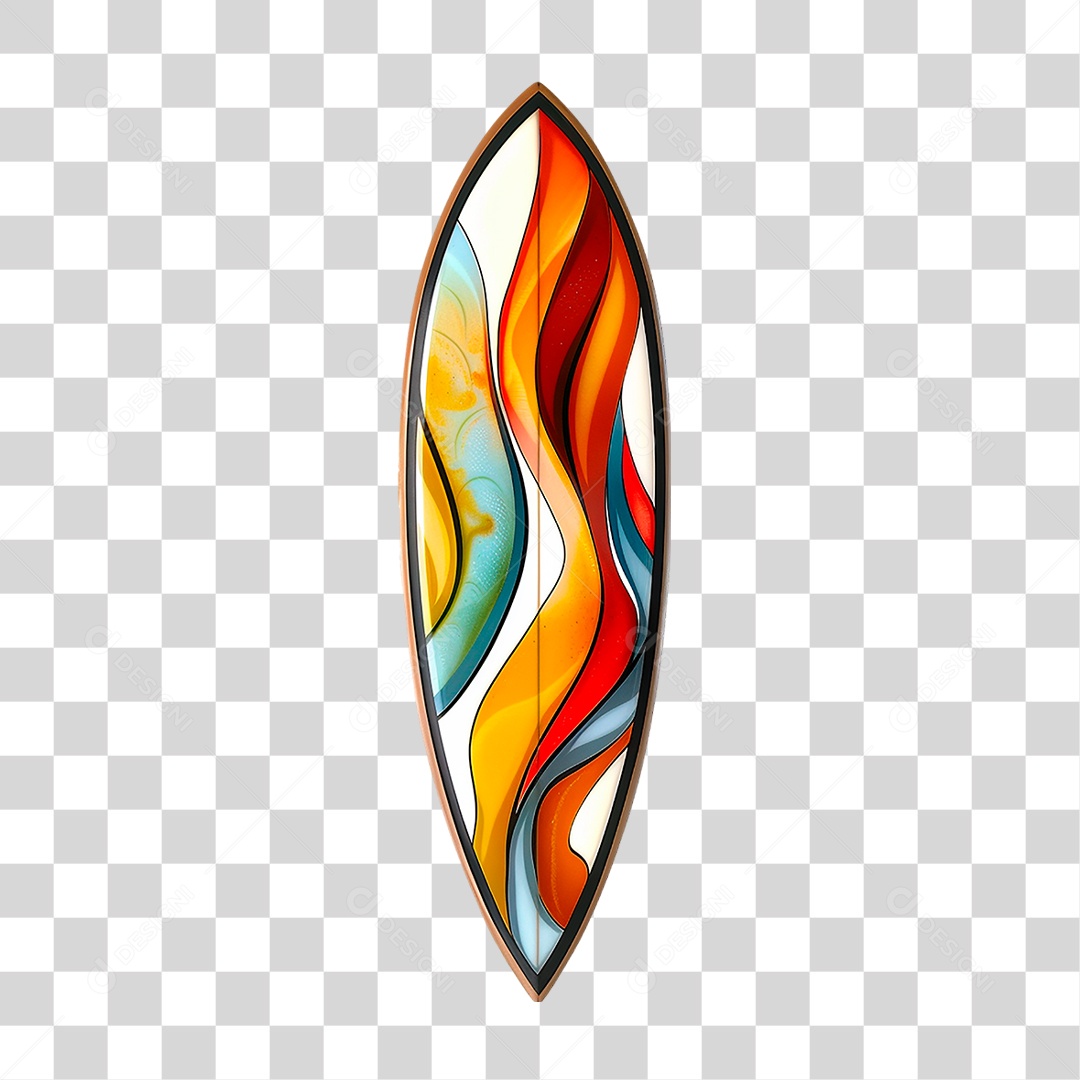 Prancha de Surf PNG Transparente