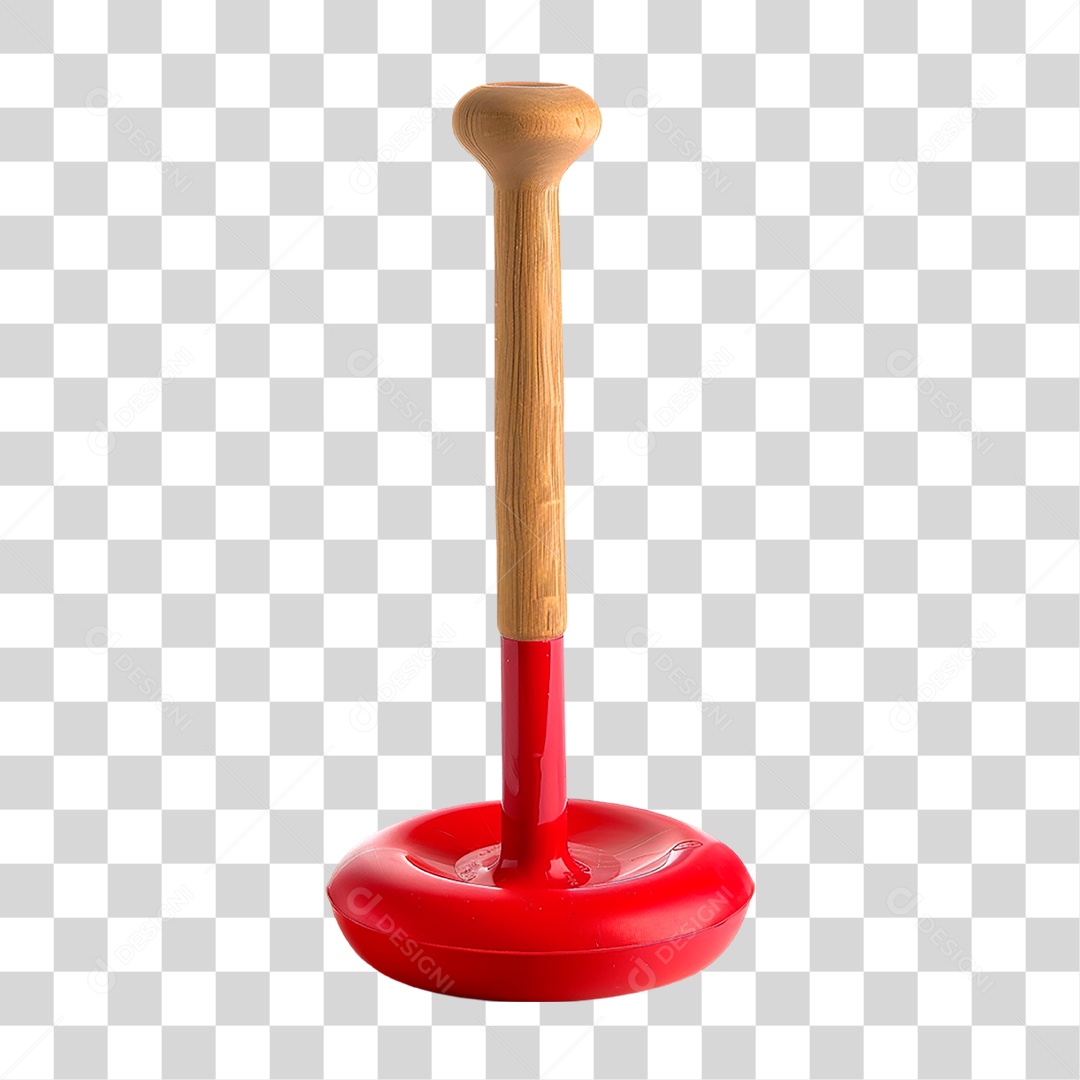 Desentupidor de Madeira PNG Transparente