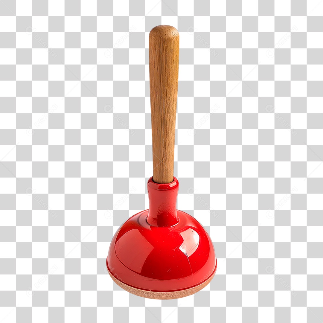 Desentupidor de Madeira PNG Transparente