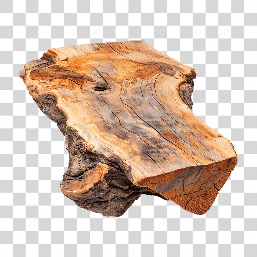 Toco de Madeira PNG Transparente