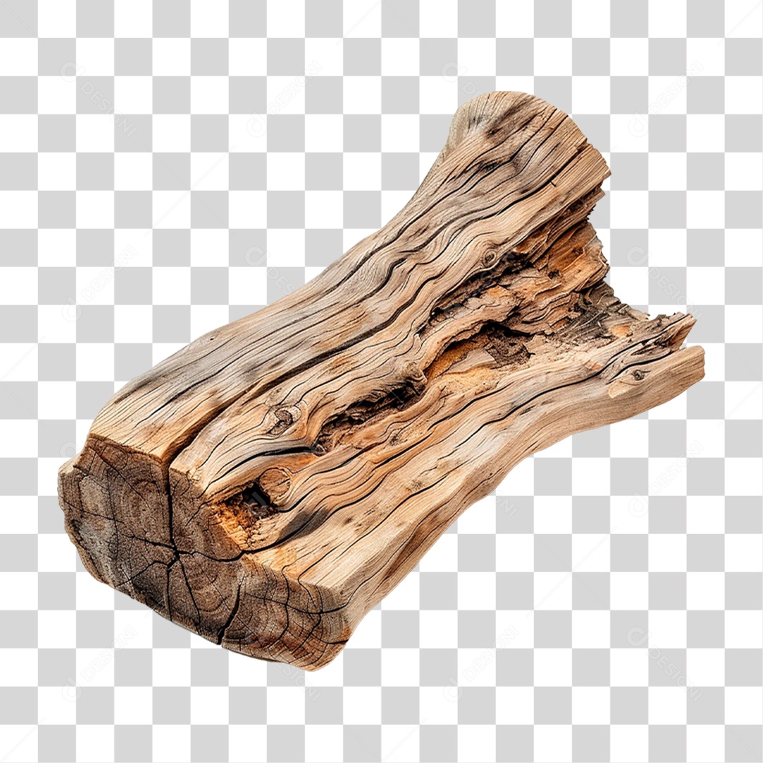 Toco de Madeira PNG Transparente