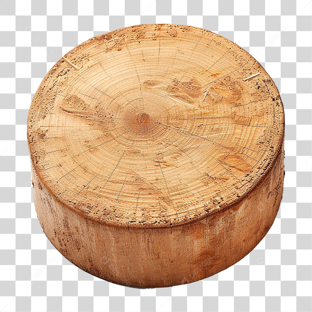 Toco de Madeira PNG Transparente