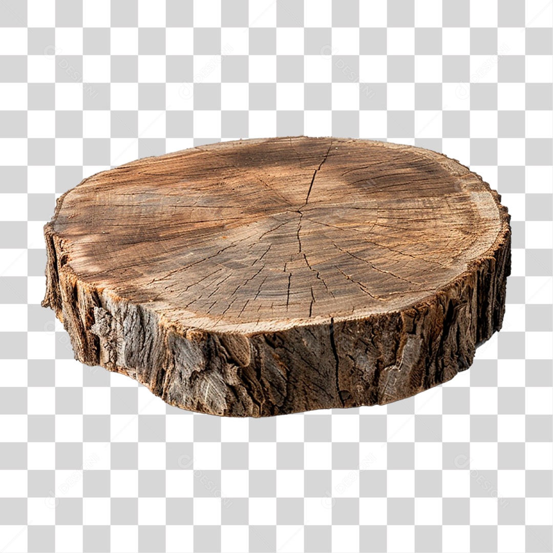 Toco de Madeira PNG Transparente