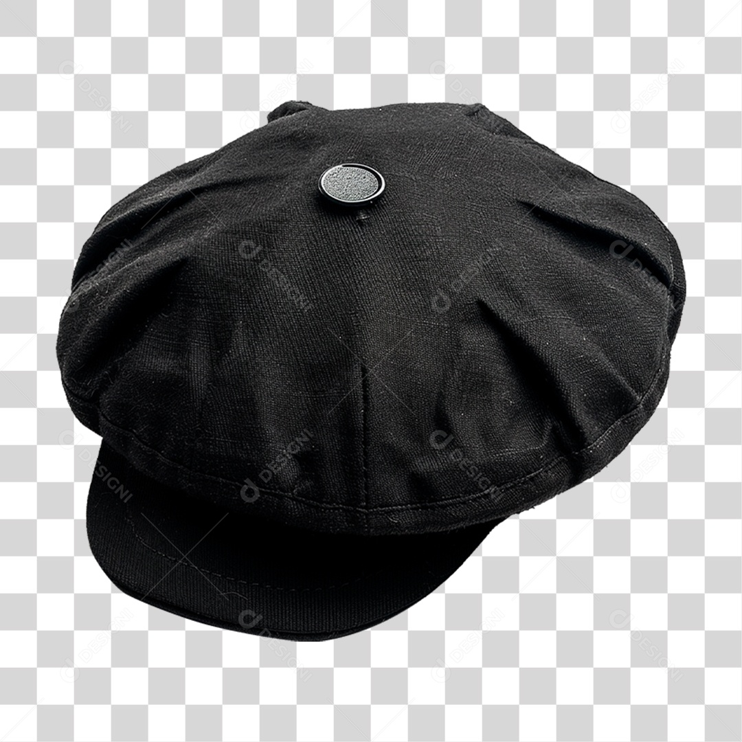 Boina Preta PNG Transparente