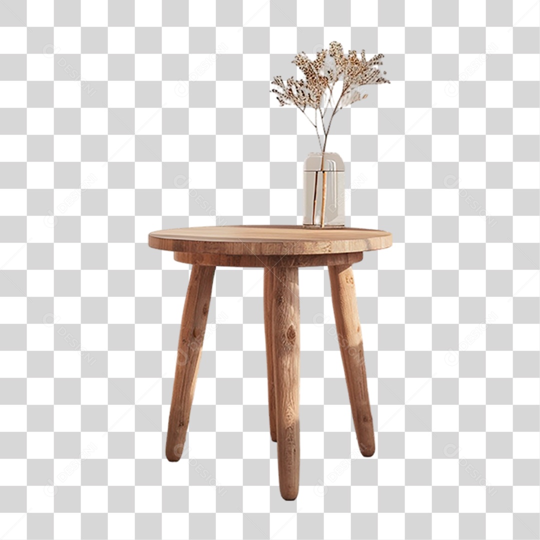 Mesa Redonda de Cafe da Manhã PNG Transparente