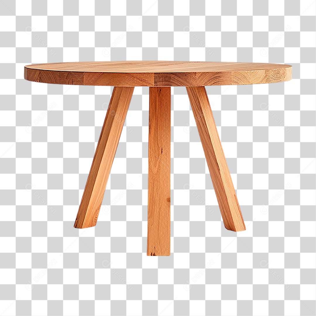 Mesa Redonda de Cafe da Manhã PNG Transparente