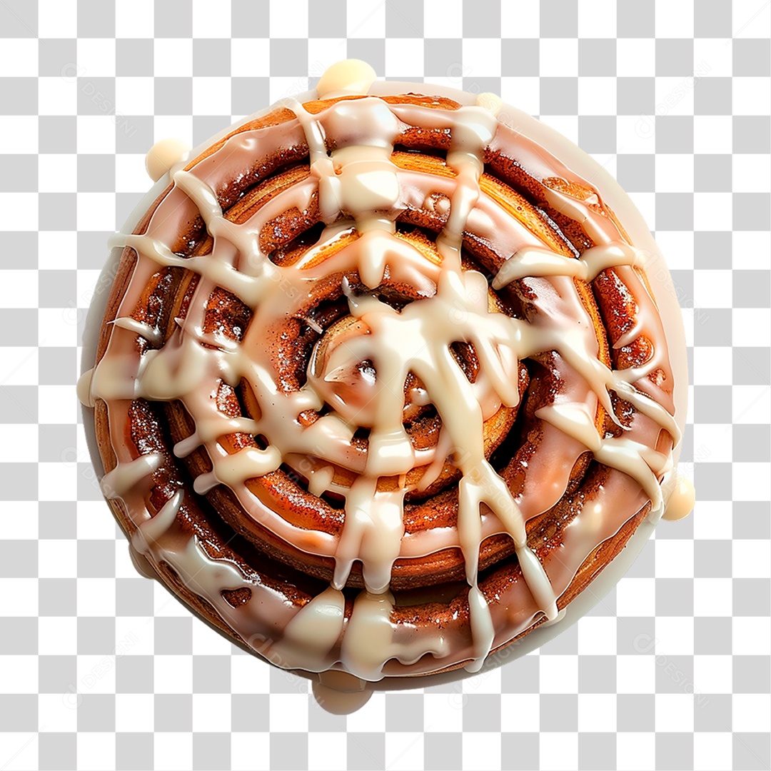 Rosca com Cobertura PNG Transparente