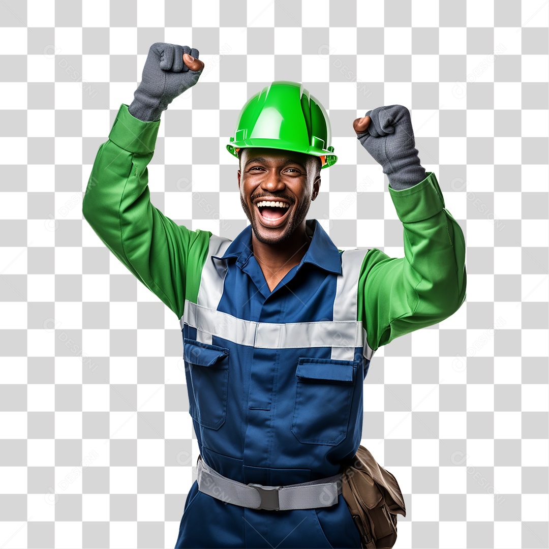 Técnico em Placa Solar Trabalhador PNG Transparente