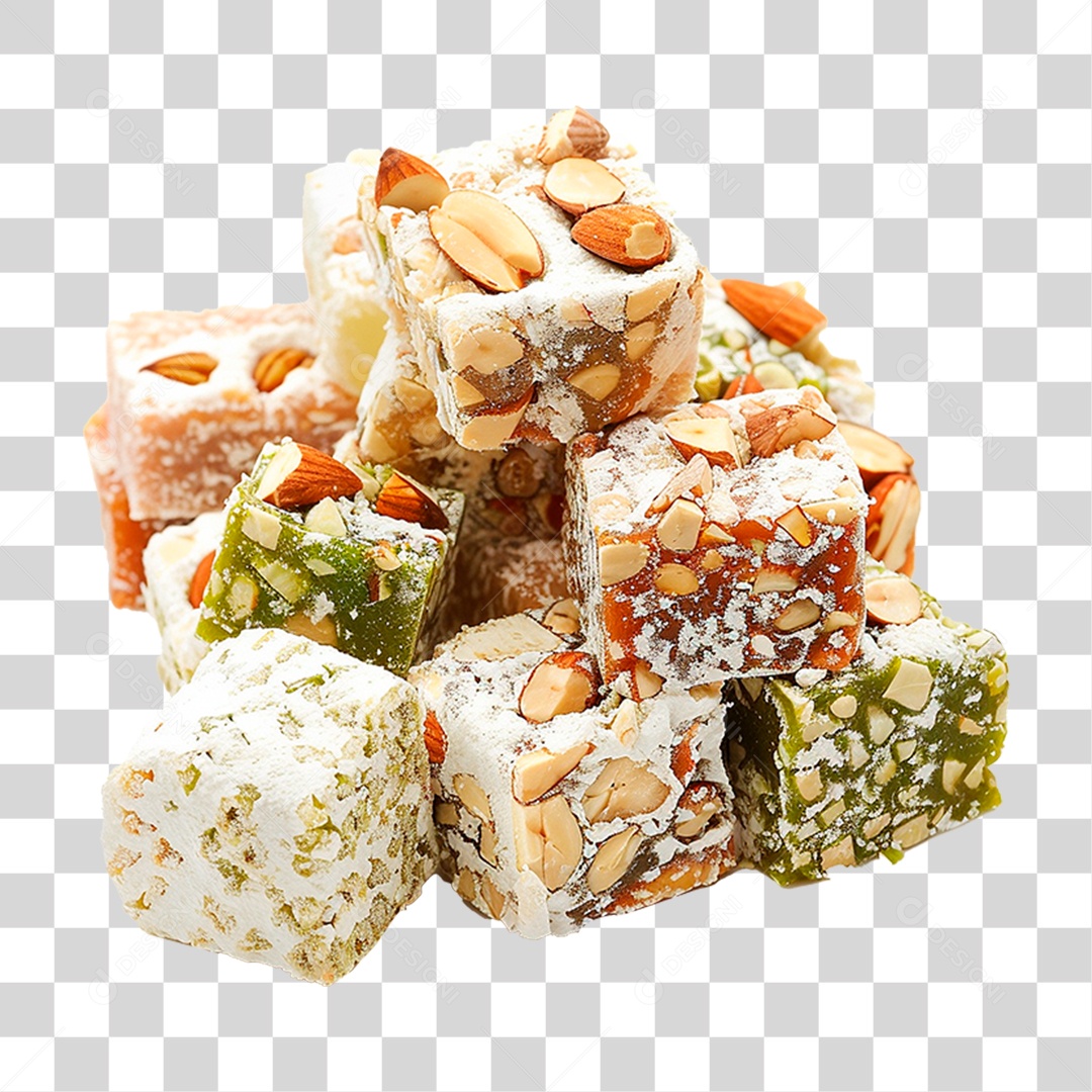 Doce Manjar Turco PNG Transparente