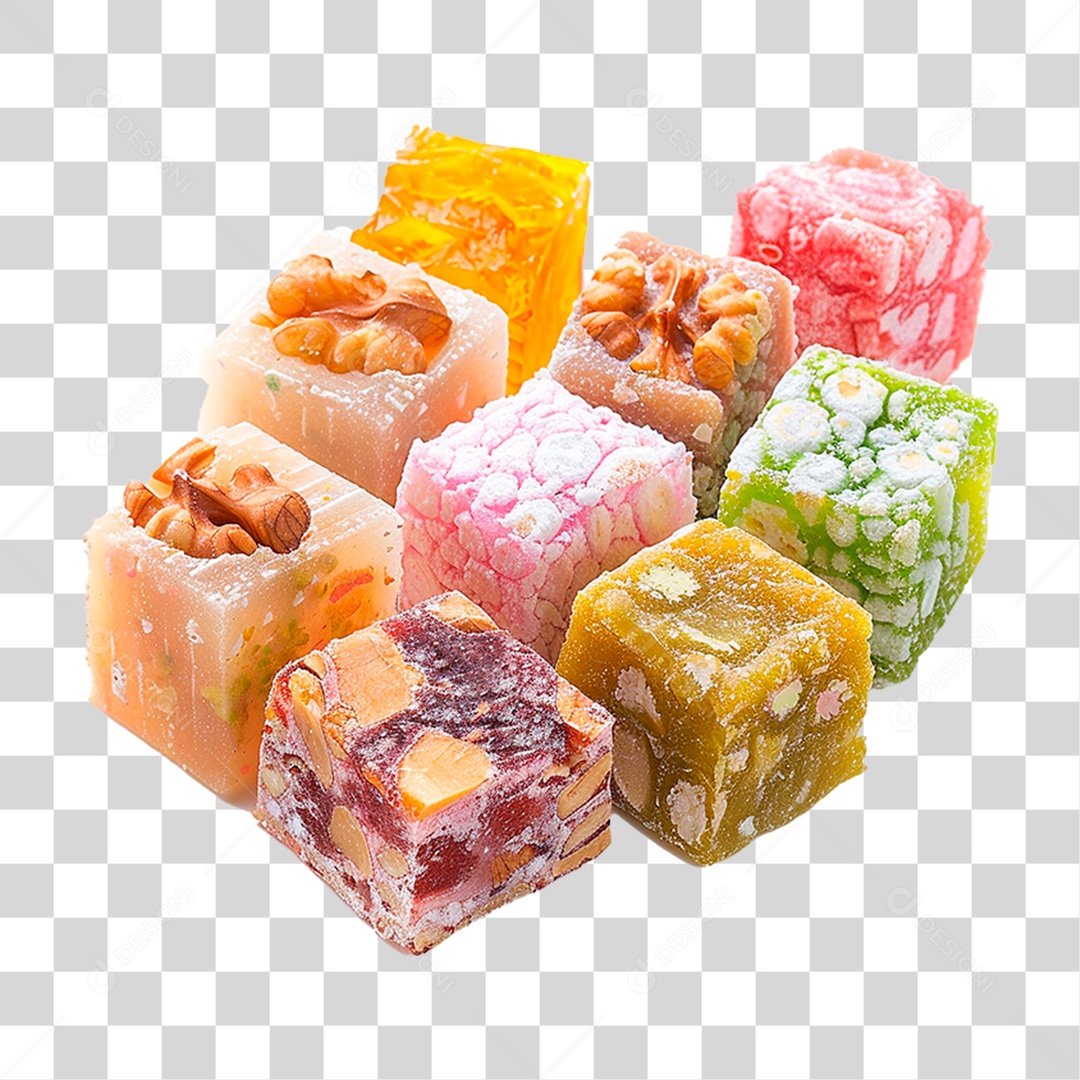 Doce Manjar Turco PNG Transparente