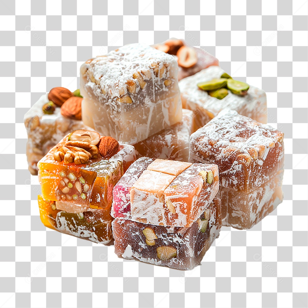 Doce Manjar Turco PNG Transparente