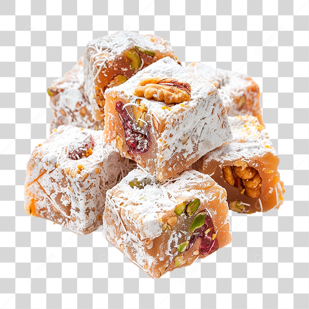 Doce Manjar Turco PNG Transparente