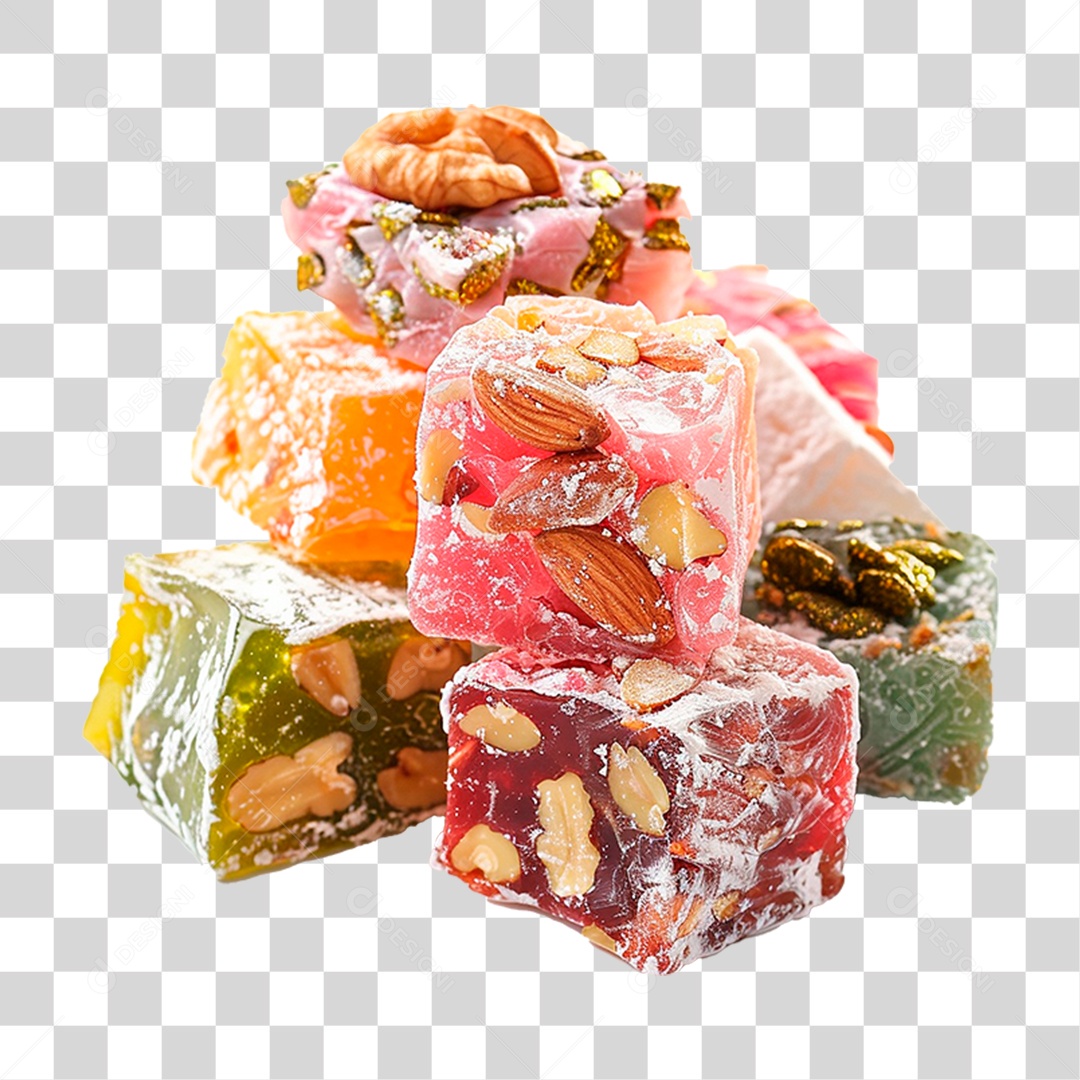 Doce Manjar Turco PNG Transparente