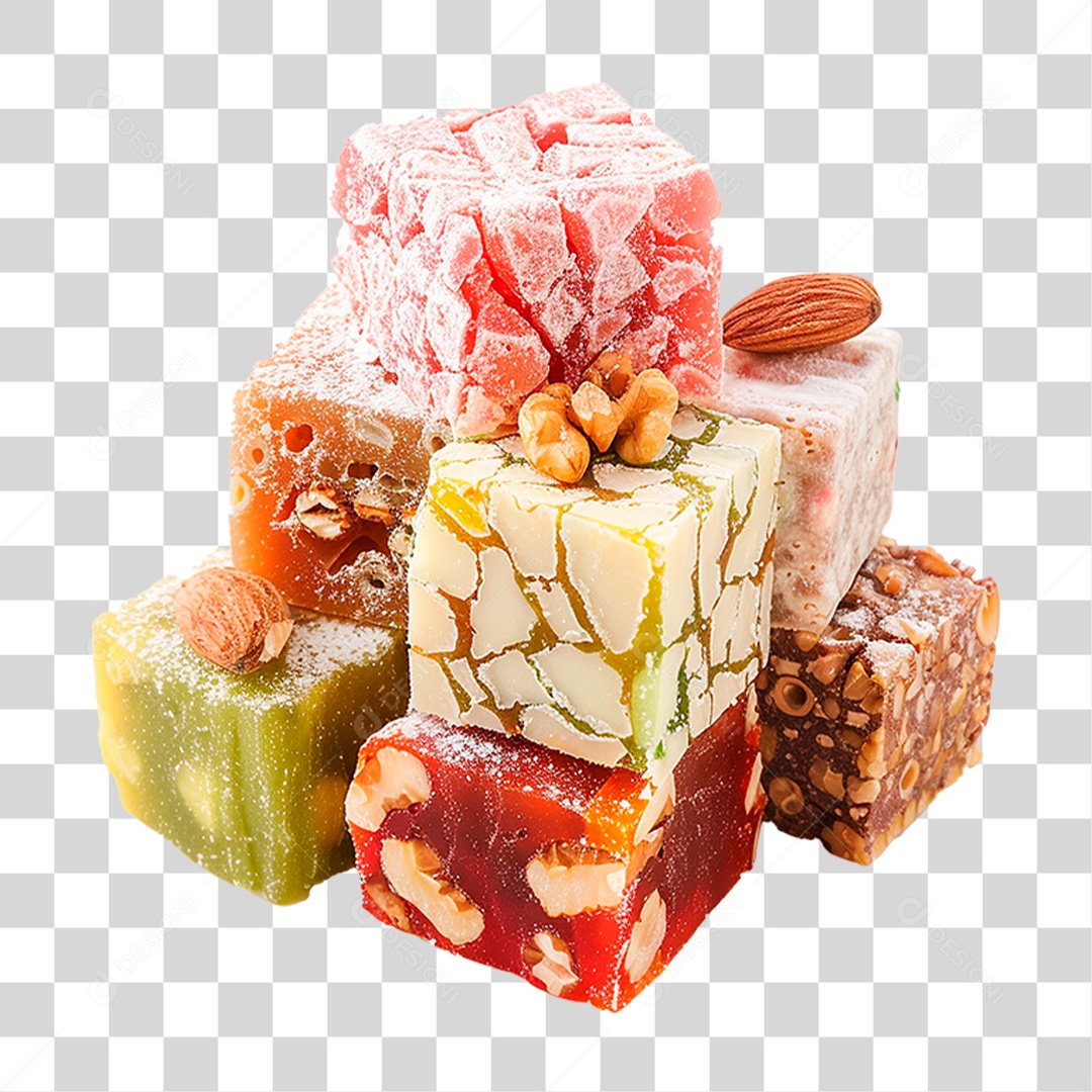 Doce Manjar Turco PNG Transparente