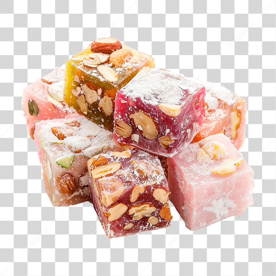 Doce Manjar Turco PNG Transparente