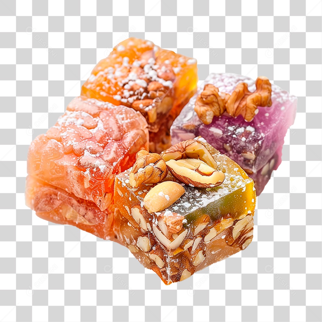 Doce Manjar Turco PNG Transparente
