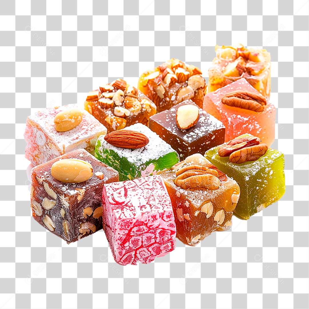 Doce Manjar Turco PNG Transparente