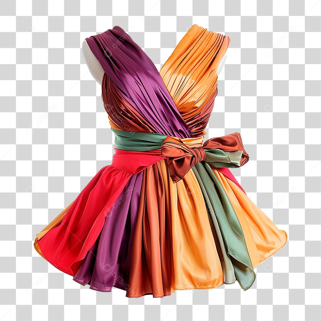 Vestido de Festa PNG Transparente