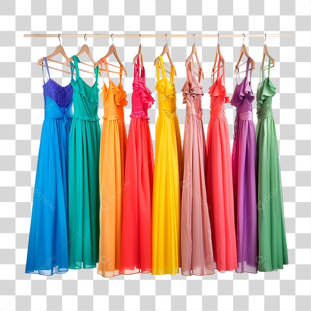 Vestidos de Festa PNG Transparente