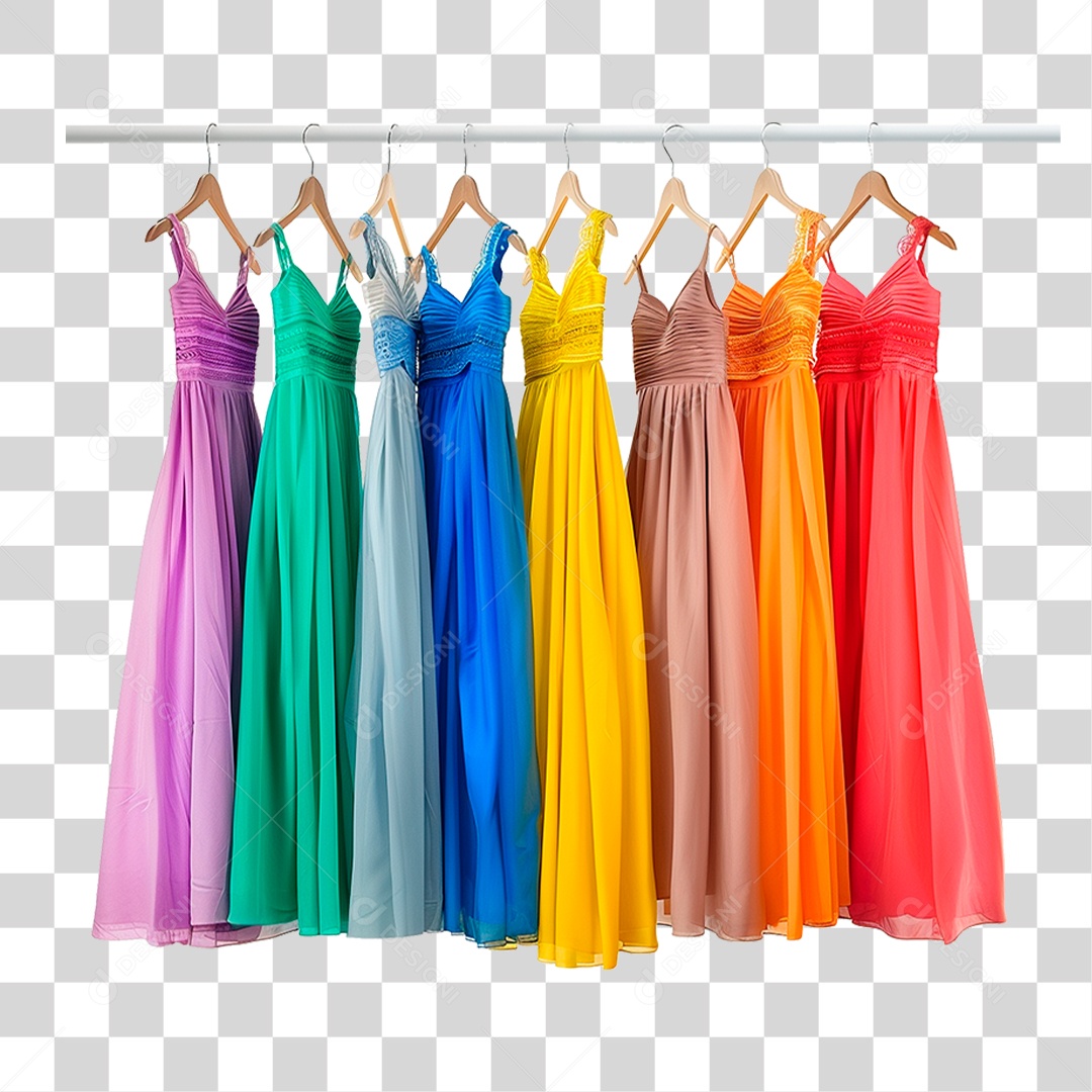 Vestidos de Festa PNG Transparente