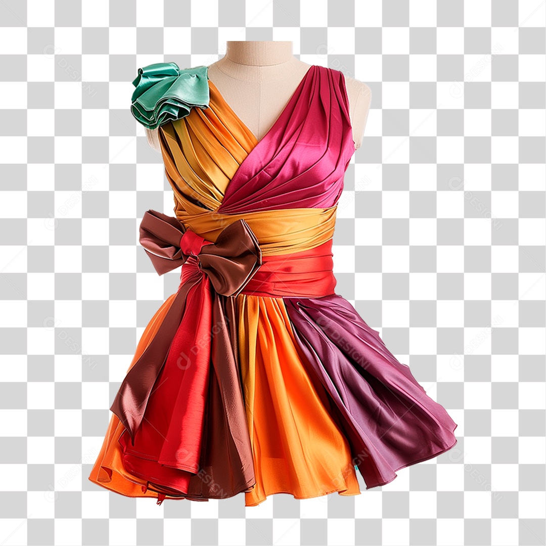 Vestido de Festa PNG Transparente