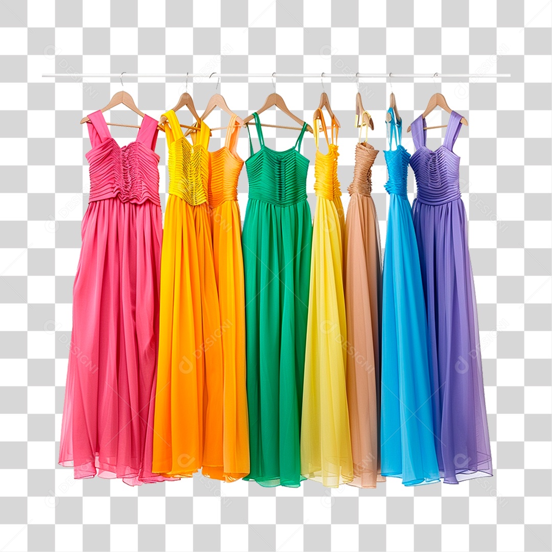 Vestidos de Festa PNG Transparente